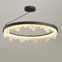 Loft Industry Modern - Black Ice Chandelier